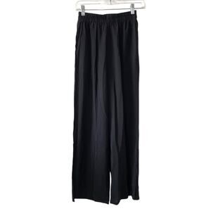 Zanzea Collection Black Wide-Leg Pants | Size Small Flowy High Waisted